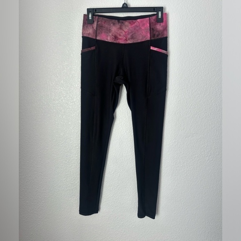 Zenana Outfitters Activewear Leggings Women’s M Black Pink Athletic Pants